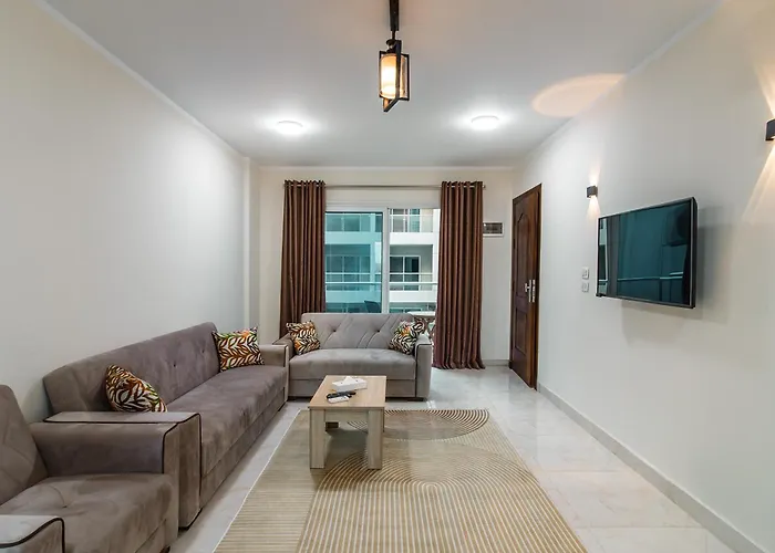 Apartmanhotel Peaks - Luxury 1br Pool View R106 El Nessim
