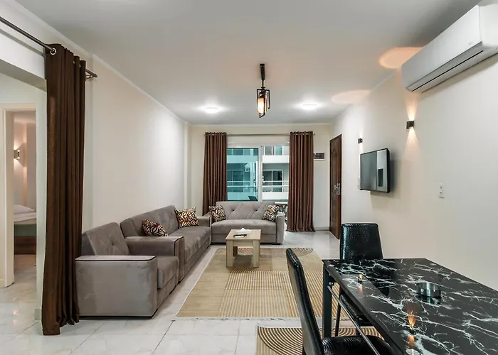 Apartmanhotel Peaks - Luxury 1br Pool View R106 El Nessim