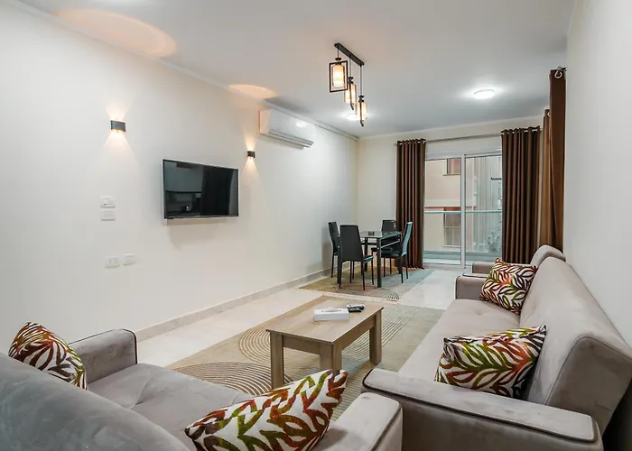 Peaks - Luxury 1br Pool View R106 El Nessim Apartmanhotel Gurdaka